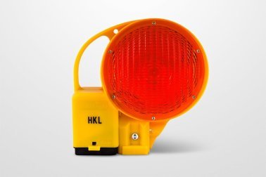 Baustellen-Warnleuchte doppelseitig rot - LED-Signalleuchte für  Schrankenzäune und Sicherheitsleitbaken - 39.30.170.0.10
