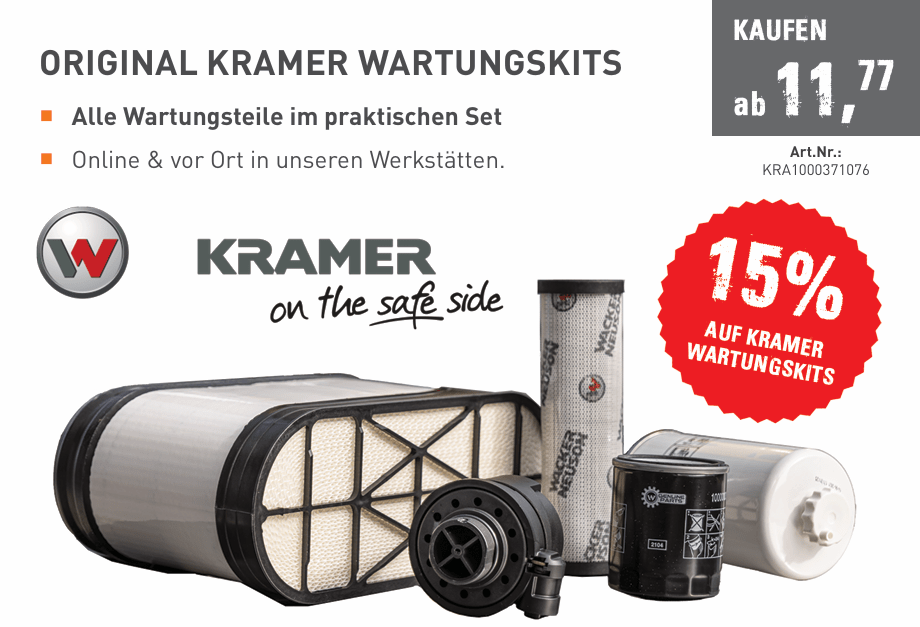 Service Aktion Kramer Wartungskits